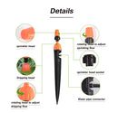 10pcs Adjustable Dripping Sprinkler Water Irrigation System Outdoor Cooling Greenhouse Planting Garden Flowering