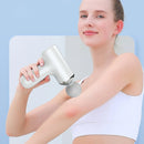 Electric Mini Muscle Massage Gun 6 Speed 4 Massage Heads Professional Vibration Massager Fitness Fascia Gun