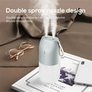 Tevorex 300ml Dual Sprayer Air Humidifier 2000mAh USB Rechargeable Battery Wireless Aroma Mist Maker Fogger Diffuser Light Umidificador