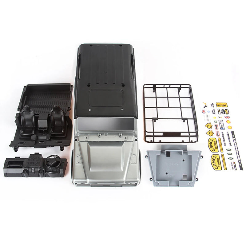 MNRC MN99S KIT 1/12 4WD RC Car DIY Unassembled for Land Rover Rock Crawler LED Light Climbing Off-Road Truck Vehicles Models Toy