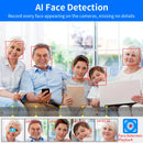 Hiseeu H5NVR-P-8 8CH POE NVR iP Security Surveillance Camera H.265+ CCTV System 8MP 4K Audio Video Recorder Face Detection Cameras Systems EU Plug