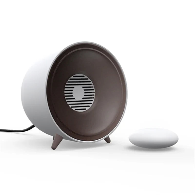 Mini Electric Heater with Detachable Hand Warmer 220V 400W Fast Heating Low Noise Bladeless fan Warm Gifts for Home Office Hotel