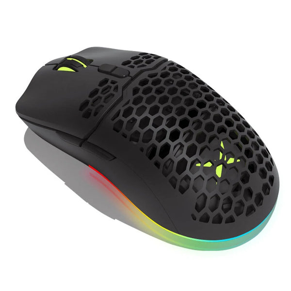 Delux M700 PMW3389 Wired Gaming Mouse 16000DPI RGB Light Honeycomb Shell Ergonomics E-sports Mice Lightweight 67g