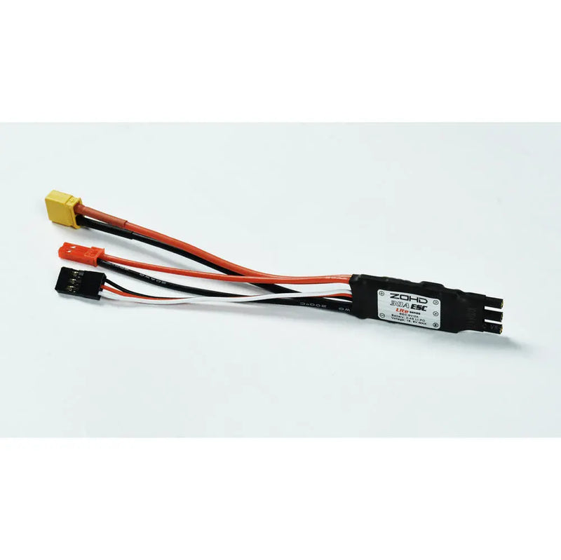 ZOHD Dart250G 30A Brushless ESC with 5V 2A BEC XT-30 JST TJC8 for 570mm Wingspan Sub-250 grams Sweep Forward Wing AIO EPP FPV RC Airplane Spare Part