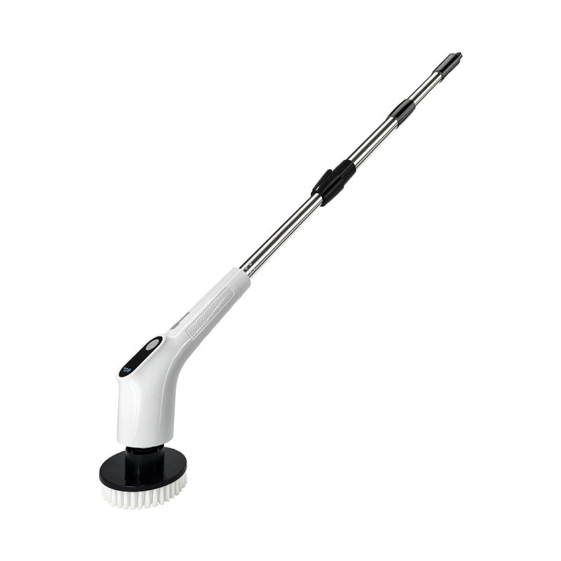 7 in 1 Electric Spin Scrubber, Cordless Cleaning Brush With 7 Replaceable Brush Heads and 3-Speed Control, Adjustable Shower Scrubber With Retractable Extension & Detachable Handle For Bathroom, Kitchen, Tub, Toilet, Tile, Windows