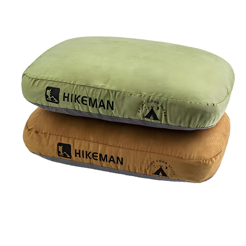 HIKEMAN Soft Slow Rebound Memory Foam Pillow Outdoor Camping Travel Cervical Pillow Portable NoonBreak Pillow Neck Support Pillow Comfortable Sleeping Pillow