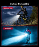 LAOTIE BU10 Wireless Remote Bike Headlight 1600Lm Super Bright Cut-off Line Design 4000mAh Battery Phone Emergency Power Bank IPX5 Waterproof Fast Charge Digital Display Smart Overhang Front Light for Universal Road Bikes MTB Bikes