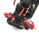 Metal Upgraded Steering Cup Front Rear Upper Lower Arm Steering Rod For MJX 14210 14209 RC Car Parts