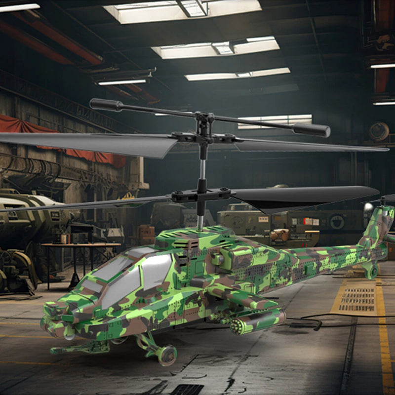 SQN-040 2.4G 3.5CH Apache AH-64 Armed Combat Remote Control Helicopter RTF