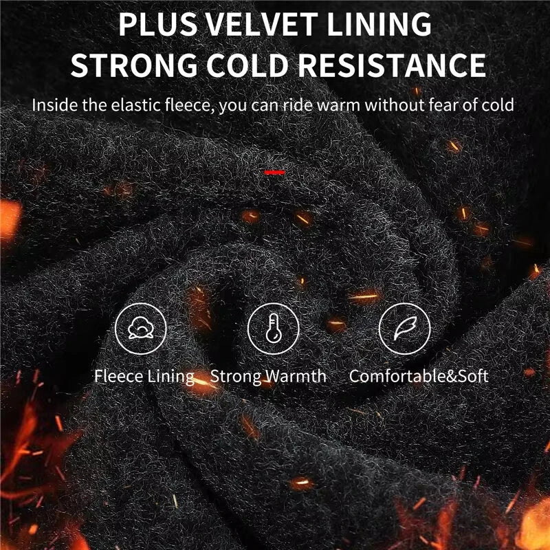 WEST BIKING Thermal Men's Hat Winter Cycling Protective Geasr Windproof Bike Helmet Liner Breathable Balaclava Face Mask Headwear for Skiing Skating Biking