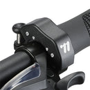 WEST BIKING 85 dB Mini Bicycle Bell Ring Fits 22.2-31.8mm Handlebars Clear Ringtone Aluminum Alloy Invisible Bell for MTB Cycling Safety