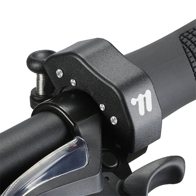 WEST BIKING 85 dB Mini Bicycle Bell Ring Fits 22.2-31.8mm Handlebars Clear Ringtone Aluminum Alloy Invisible Bell for MTB Cycling Safety