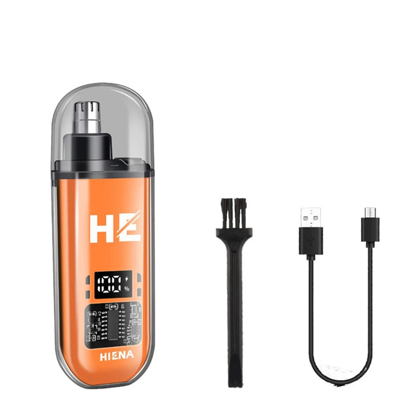 Electric Nose Hair Trimmer Rechargeable Powerful Motor 360 Rotating Head Universal Portable Nose Hair Trimming for Men Women