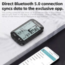 WEST BIKING Smart GPS Bike Computer, 5-Star Galileo Speedometer Wireless Odometer with Bluetooth Phone Sync, IPX7 Waterproof Auto Backlight Bicycle Tracker for Road, MTB, E-Bike
