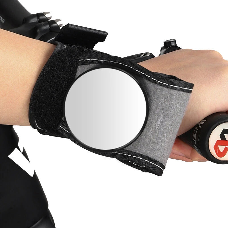 XANES Portable Bicycle Mirror HD Cycling Wrist Mirror Safety Rearview Mirrors MTB Road Bike Rear View Convex Mirror