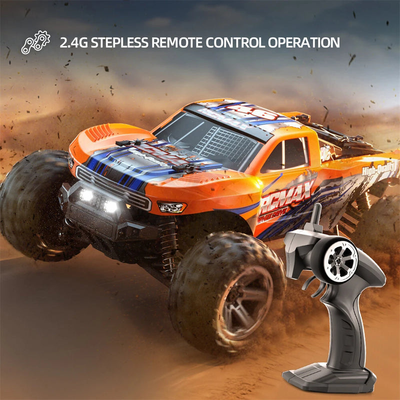 SMRC 8619 RTR 1/14 2.4G 4WD 38km/h RC Car High Speed Short Course Off-Road Truck LED Light Full Proportional Vehicles Models Toys