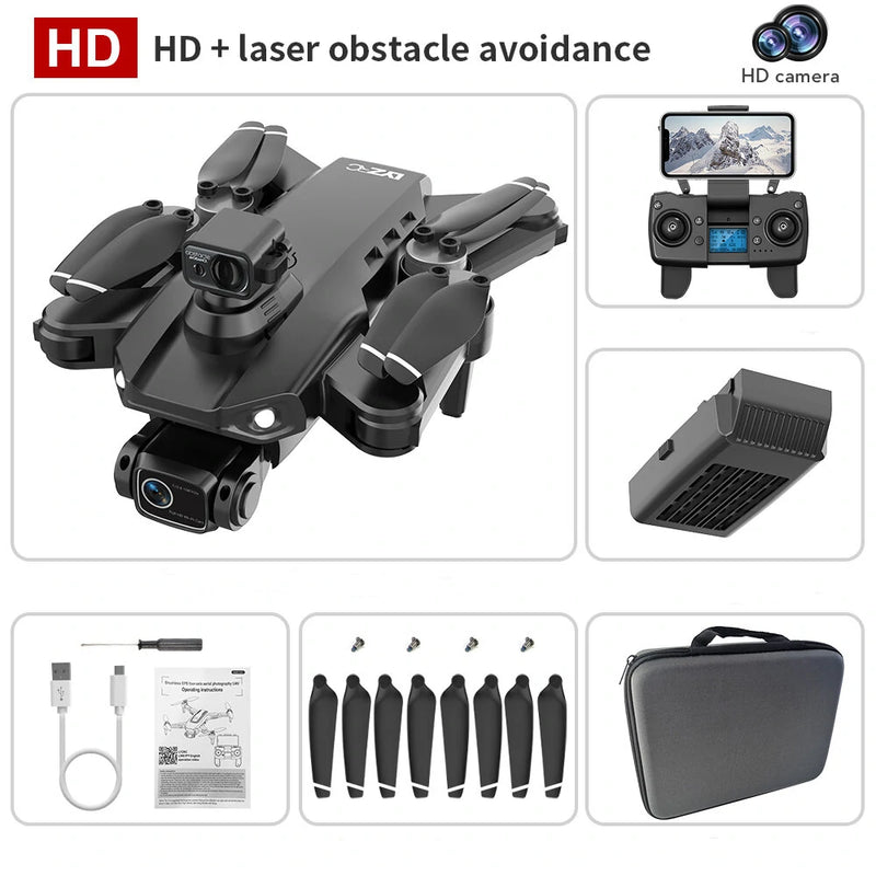 LYZRC L900 PRO MAX GPS 5G WiFi FPV with 4K HD Dual Camera Electronic Adjustable 360 Obstacle Avoidance Optical Flow Positioning Brushless Foldable RC Drone Quadcopter RTF