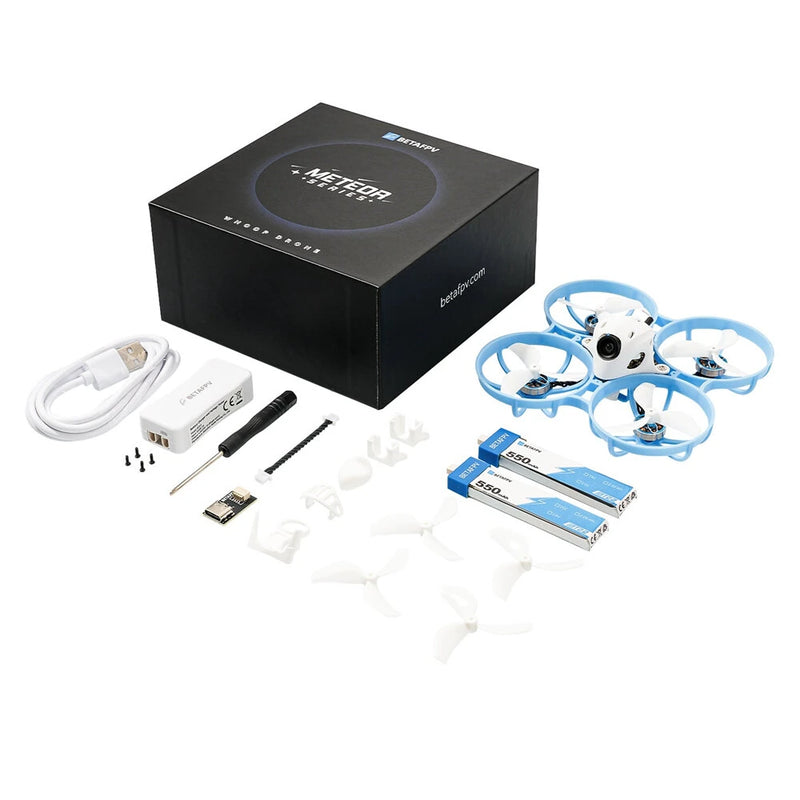 BETAFPV Meteor75 Pro F4 1S Brushless Whoop FPV Racing Drone BNF with 1102 22000KV Motor 5.8G 400mW VTX