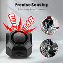 XANES 110dB Bicycle Anti-theft Alarm Lock Wireless Control 70m Range 180 Days Standby USB Rechargeable Waterproof Vibration Alarm for Electric Scooter Bicycle Motorcycle Security Device