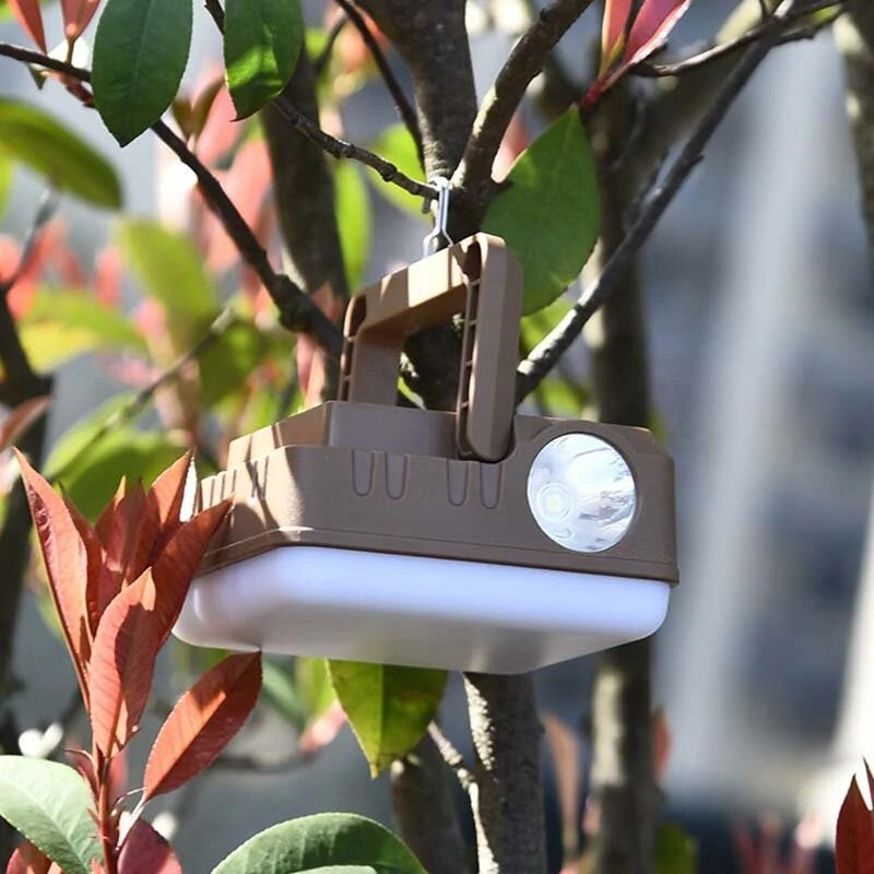 5 in 1 Outdoor LED Tent Lamp Far and Near Dual Light USB Charging Mobile Night Market Light Floor Lamp Emergency Wild Camp Light