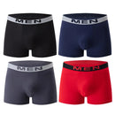10PCS Men's Underwear Solid Color Boxer Briefs Breathable & Comfortable Flat Pants Elastic Waist Casual Sport Shorts Underwear