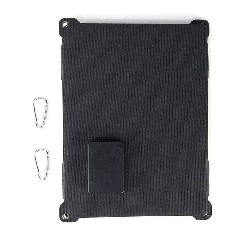 21W ETFE Solar Panel Kit Foldable 5V/12V Dual USB Output Portable Solar Chargers Outdoor Waterproof Camping Hiking Travel Solar Cell Phone Charger Panel