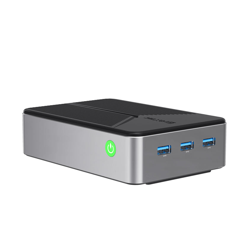 GMKtec G9 NAS Dual System Mini PC Intel Twin Lake N150 12GB DDR5 64GB EMMC 512GB/1TB SSD Triple Display Output WIFI 6 Windows 11 Pro Linux Dual Boot Mini Gaming Computer Desktop PC
