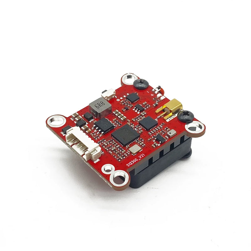 EWRF 5.8GHz 48CH 2W 30mm*30mm FPV Transmitter VTX Module Ultra-high Power 2000MW Built-in Microphone Support OSD for Fixed Wing FPV Drone Long Rang