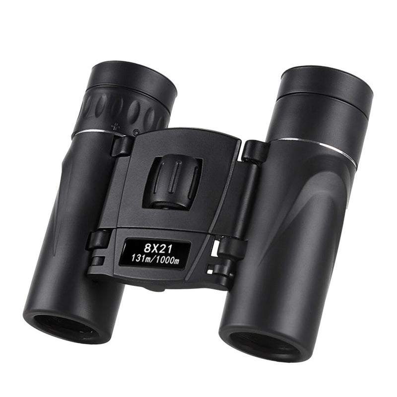 IPRee HD Zoom Binoculars, 8X21 Long Range Telescope with Compact Folding Design for Outdoor Tourism and Camping Bird Watching Hunting Hike