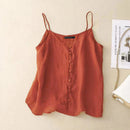 ZANZEA Womens Spaghetti Strap Camisole Summer Tank Tops V Neck Casual Slip Blouse Streetwear