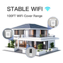 WF015-013D Tuya Smart Video Doorbell 120 Wide Angle Night Vision PIR Motion Alerts Two-Way Audio IP65 Waterproof Wireless WiFi Doorbell Camera Battery Powered Cloud Storage