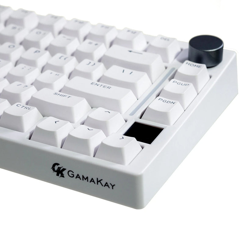 GAMAKAY TK75HE-V2 Magnetic Switch Mechanical Gaming Keyboard 81-Keys Wired RGB Backlit 0.01mm RT Accuracy TOP Structure PBT Keycaps Type-C Wired Keyboards for PC Laptop Computer