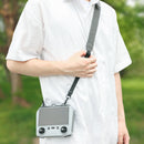 Sunnylife RC Smart Remote Control Lanyard Neck Strap PU Leather Adjustable Hanging Buckle Rope for DJI Mini 3 PRO Screen Controller