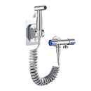 Handheld Bidet Sprayer Set 304 Stainless Steel Sprayer Shower Toilet Bidet Faucet Nozzle Self Cleaning