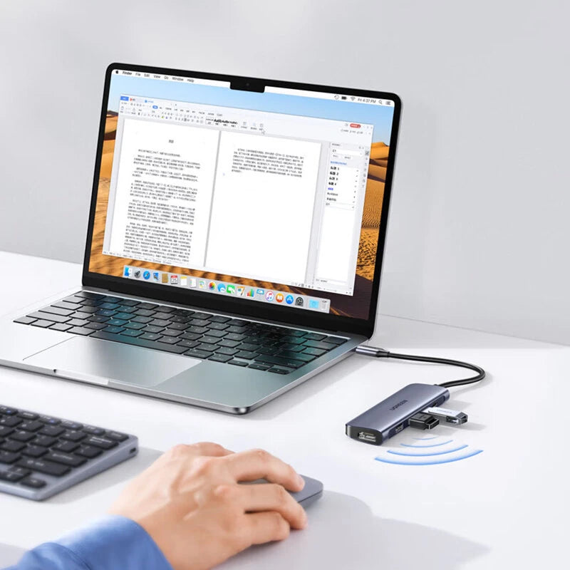 UGREEN Thunderbolt4 5-in-1 Type-C Docking Station with 5Gbps USB3.0*3 / PD100W Type-C / 4K@30Hz HD Multi-ports Hub Splitter Adapter for PC Laptop Computer XIAOMI HUAWEI