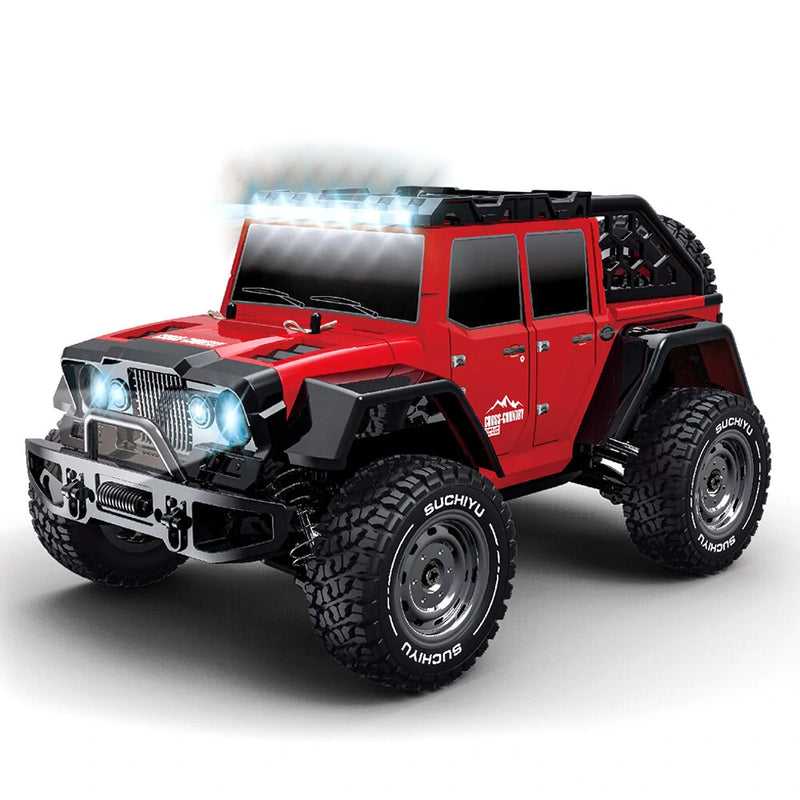 SCY 16104 1/16 2.4G 4WD RC Car Led Headlights High Speed Off Road Desert Truck Vehicle Models