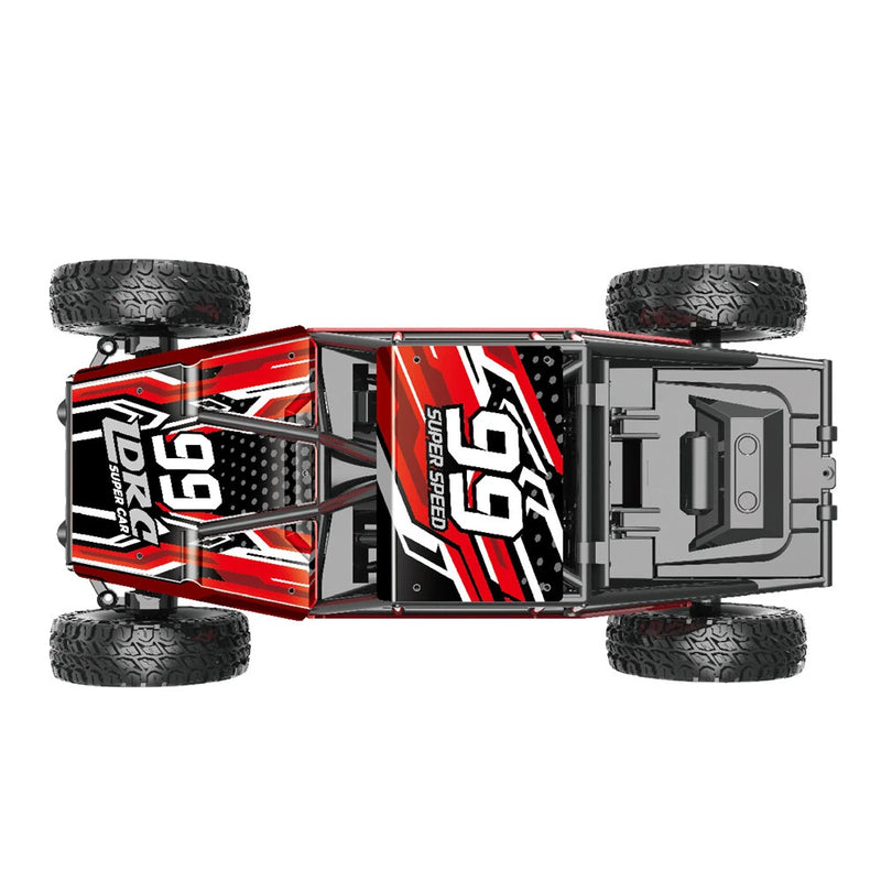 LDRC 18499 Waterproof Driving Version RTR 1/18 2.4G 4WD RC Car Rock Crawler Pipe Rack Off-Road Climbing Truck LED Light Full Proportional Vehicles Models Straight Bridge Axle Toys