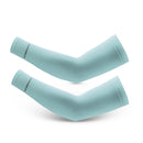 ROCKBROS UPF50+ UV Protection Solid Arm Sleeves Quick-drying Breathable High Elastic Fit Sunscreen Sleeves for Summer Outdoor Driving Sports