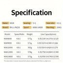 ZANLURE 8000-10000 Big Spinning Fishing Reel Drag 20KG Powerful Long Cast Rust-proof Seawater-proof Fishing Rod Reel Tools