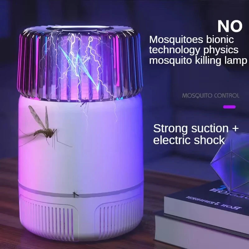 360 Electric Shock Strong Suction Mosquito Killer USB Mosquito Killing Lamp for Home Dormitory Purple Light Mosquito Trap