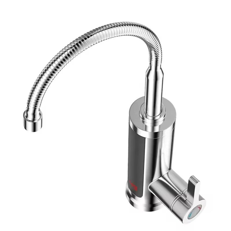 Tevorex Instant 3000W Electric Heating Faucet 110V/220V Rapid Heating Adjustable Temperature IPX4 Waterproof for Kitchen Bathroom