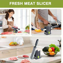 Fresh Meat Cutter Multifunctional Stainless Steel Meat Slicer Fast Meat Slice Home Kitchen Meat Cutter for Beef Lamb Pork Cuts