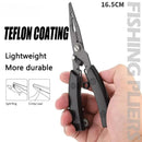 TUNALA Fishing Line Cutter Pliers Stainless Steel Multifunctional Fishing Line Clamp Tools for Outdoor Saltwater Freshwater Fishing