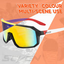 SCVCN UV400 Protection HD Polarized Cycling Sunglasses PC Colorful Sports Goggles for Outdoor Riding Fishing