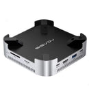 Acasis M001 11-in-1 USB-C Docking Station with Dual M.2 NVMe SSD Slot / 10Gbps USB-A*4 / PD30W / 4K60Hz HD / SD/TF 3.0 Multiports Hubs Adapter for Mac Mini M4/M4 Pro With Cooling Fan