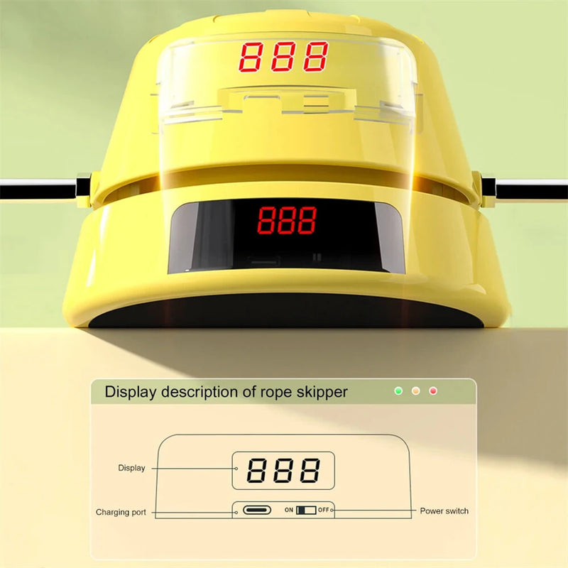 KALOAD Smart Jump Rope Skipping Machine Wireless Remote Control Type-C Charging Auto Digital Counter Skipping Tool Sports Home Fitness Kids Toy