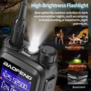 Baofeng UV-28 PRO MAX High Power Walkie Talkie AM/FM Multi-band 999CH NOAA Wireless Copy Frequency EU Plug Type-C Charge Two Way Ham Radio with LED Flashlight