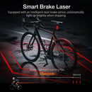 LAOTIE B02 1800Lm Brightness Bike Headlight 4800mAh Battery Anti-glare Design IPX6 Waterproof 5 Light Modes Type-C Fast Charge Aluminum Alloy Bicycle Front Light