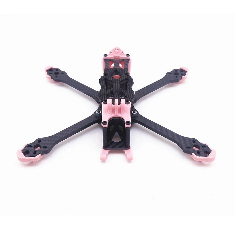 STEELE5 PLUS 220mm Wheelbase 5mm Arm Thickness Carbon Fiber X Type 5 Inch Frame Kit  Support VISTA  / DJI Air Unit for RC Drone FPV Racing