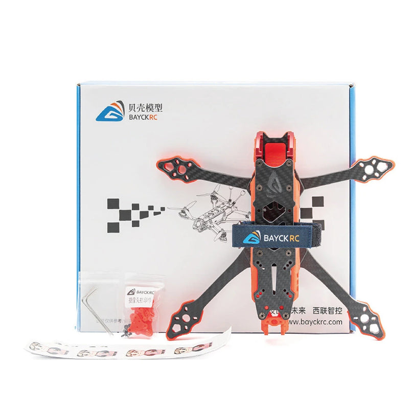 BAYCKRC SEAS HARKS DC5 230mm Wheelbase 5 Inch 6S Carbon Fiber Frame Kit for DIY RC FPV Racing Drone